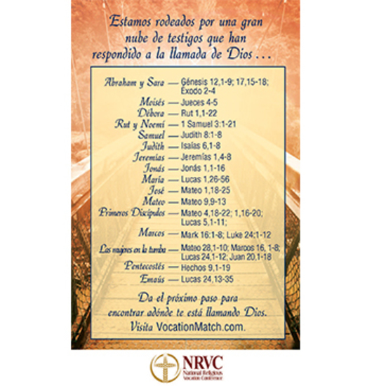 Resource of the month: Spanish prayer card  